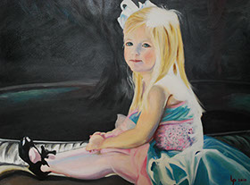 Kaitlyn in Her Recital Costume, 2010